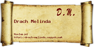Drach Melinda névjegykártya